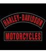 Embroidered patch HARLEY DAVIDSON PACK X 2