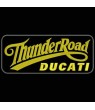 Embroidered patch THUNDER ROAD DUCATI