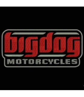 Embroidered patch BIGDOG MOTORCYCLES