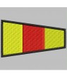 Embroidered patch NAUTIC FLAG NUMBER 0 (ICS ZERO)