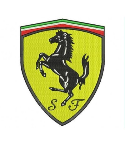 Embroidered Patch FERRARI