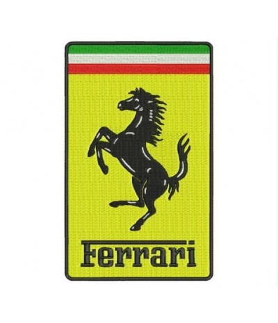 Embroidered Patch FERRARI