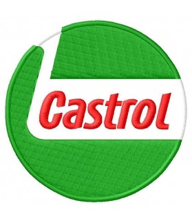 Embroidered patch CASTROL