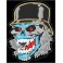 Embroidered Patch SKULL CUP XL FOR JACKET