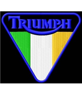 Embroidered patch TRIUMPH LOGO FLAG
