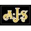 Embroidered patch MOTORCYCLE AJS LOGO