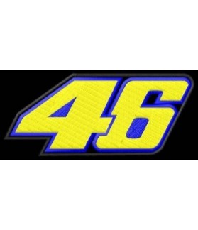 Embroidered patch Motorcycle VALENTINO ROSSI 46