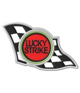 Embroidered patch LUCKY STRIKE