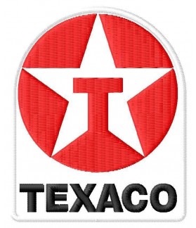 Embroidered patch SHELL TEXACO