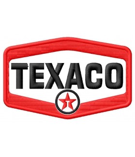 Embroidered patch TEXACO LOGO