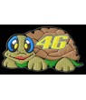 Embroidered patch VALENTINO ROSSI 46 TURTLE