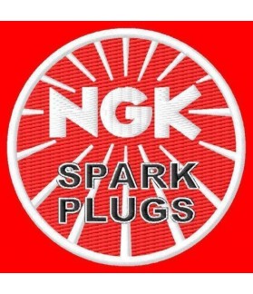 Embroidered patch NGK