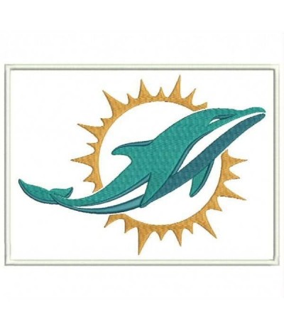 Embroidered Patch NFL MIAMI DOLPHINS