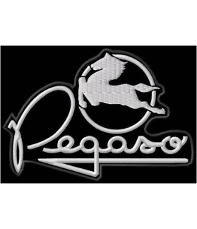 Embroidered patch PEGASO