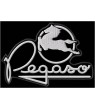 Embroidered patch PEGASO