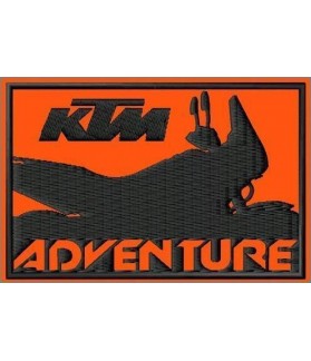 Embroidered patch KTM ADVENTURE