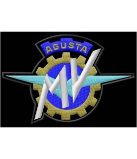 Embroidered patch MV AUGUSTA LOGO