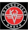 Embroidered patch Motorcycle DNEPR CCCP LOGO