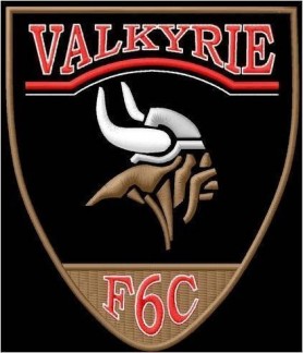 Embroidered patch HONDA VALKIRIE
