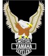 Embroidered patch Motorcycle YAMAHA EAGLE XXL
