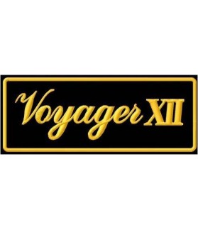 Embroidered patch KAWASAKI VOYAGER XII