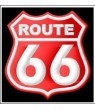 Embroidered patch ROUTE 66 