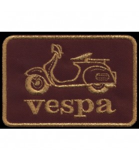 Embroidered patch SCOTTER VESPA GOLD