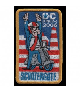 Embroidered patch SCOTTERGATE VESPA COLLECTION