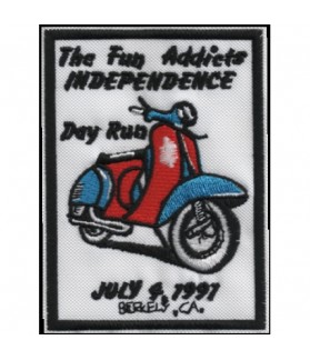 Embroidered patch SCOTTER VESPA COLLECTION BERKELY 1991