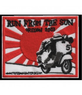 Embroidered patch SCOTTER VESPA COLLECTION OREGN 2013
