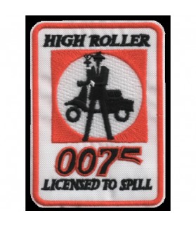Embroidered patch SCOTTER VESPA COLLECTION HIGH ROLLER 007