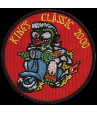 Embroidered patch SCOTTER VESPA COLLECTION KINGS CLASSIC 2000