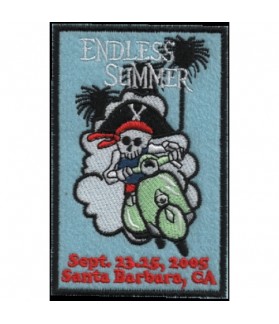 Embroidered patch SCOTTER VESPA COLLECTION SANTA BARBARA 2005