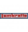 Embroidered patch LAMBRETTA MOTORCYCLE