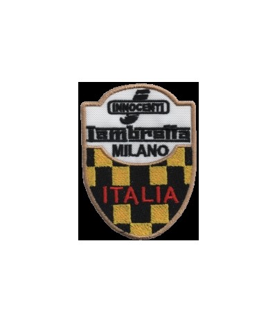 Embroidered patch LAMBRETTA MOTORCYCLE MILANO