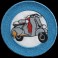 Embroidered patch SCOOTER VESPA VINTAGE 
