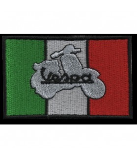 Embroidered patch SCOOTER VESPA FLAG ITALY