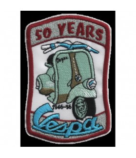 Embroidered patch SCOOTER VESPA 50 th 