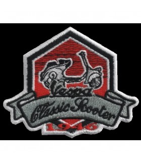 Embroidered patch SCOOTER VESPA CLASSIC