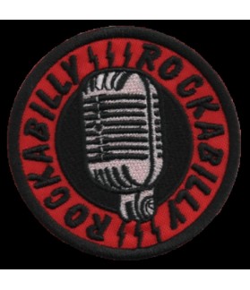Embroidered patch ROKABILLY