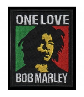 Embroidered patch BOB MARLEY