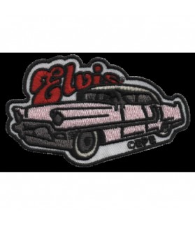 Embroidered patch ELVIS CAR