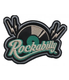 Embroidered patch COLLECTOR ROCKABILLY DISCO