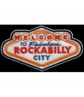 Embroidered patch COLLECTOR WELCOME ROCKABILLY