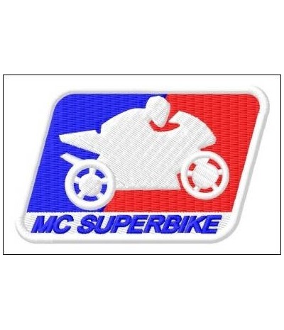 Embroidered patch MC SUPERBIKES