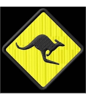Embroidered patch KANGOO AUSTRALIAN