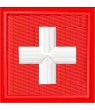 Embroidered patch SWITZERLAND FLAG