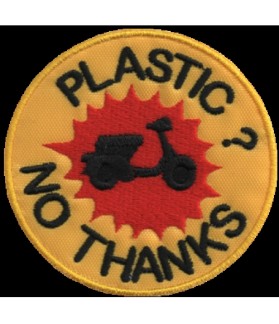 Embroidered patch VESPA PLASTIC