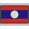 Embroidered patch LAOS FLAG