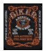 Embroidered patch BIKER AMERICAN